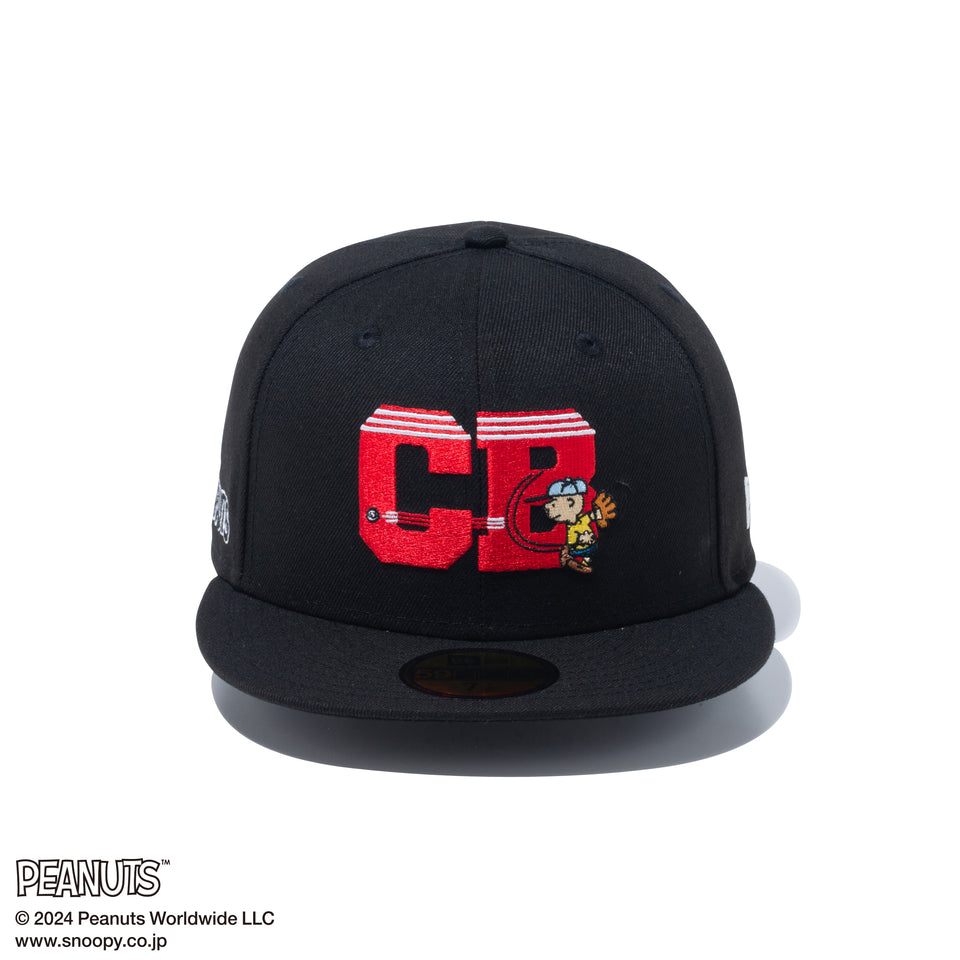 59FIFTY PEANUTS ピーナッツ チャーリー・ブラウン 野球 ブラック
