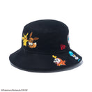 Kid's バケット01 Pokémon ポケモン ピカチュウ イーブイ オールオーバー ブラック