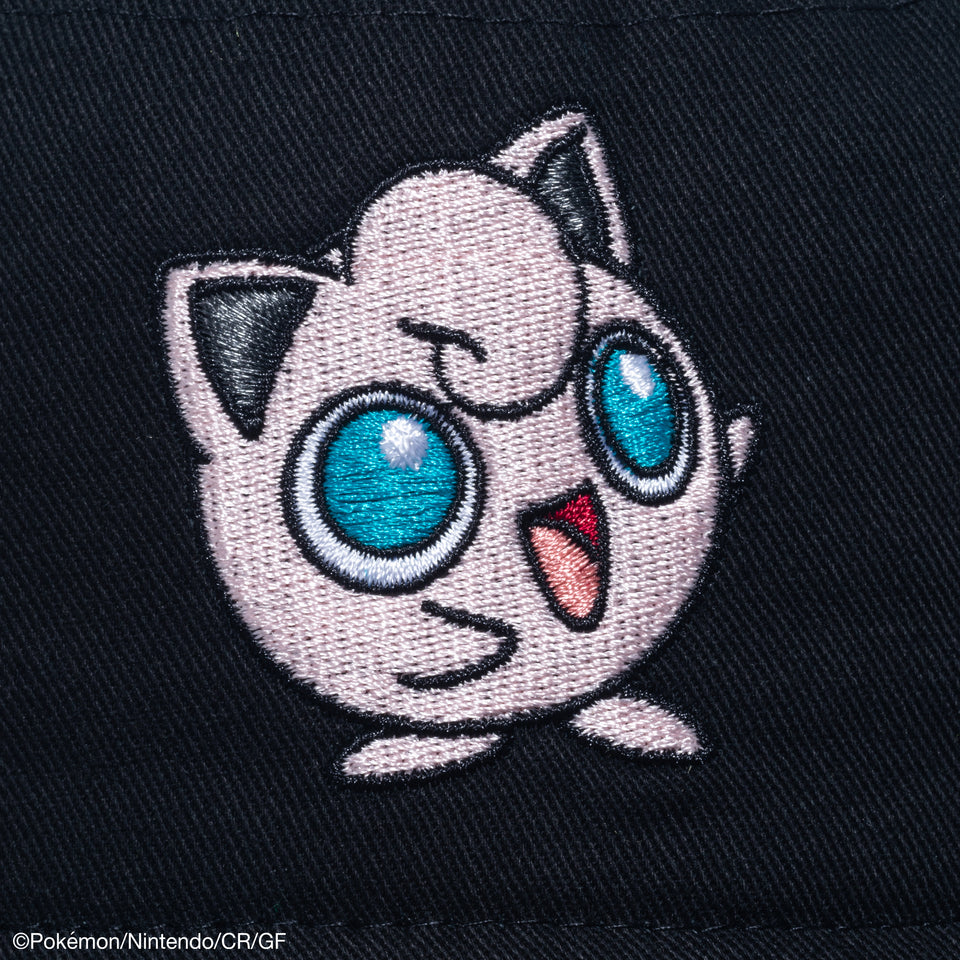 Kid's バケット01 Pokémon ポケモン ピカチュウ イーブイ オールオーバー ブラック