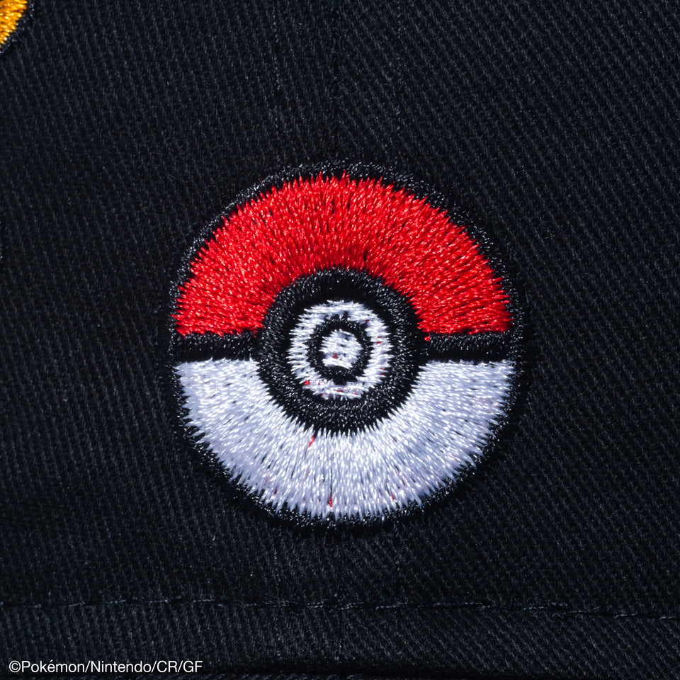 Kid's バケット01 Pokémon ポケモン ピカチュウ イーブイ オールオーバー ブラック