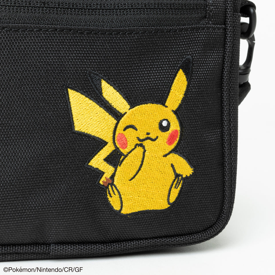 スクエア ショルダーポーチ 1.5L Pokémon ポケモン ピカチュウ ブラック