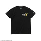 Youth 半袖 コットン Tシャツ Pokémon ポケモン ピカチュウ イーブイフレンズ ブラック