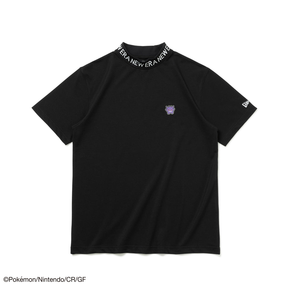 【ゴルフ】 半袖 ミッドネック パフォーマンス Tシャツ Pokémon ポケモン ゲンガーブラック