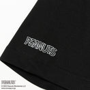 【ゴルフ】半袖 鹿の子 ミッドネック Tシャツ PEANUTS ピーナッツ ブラック