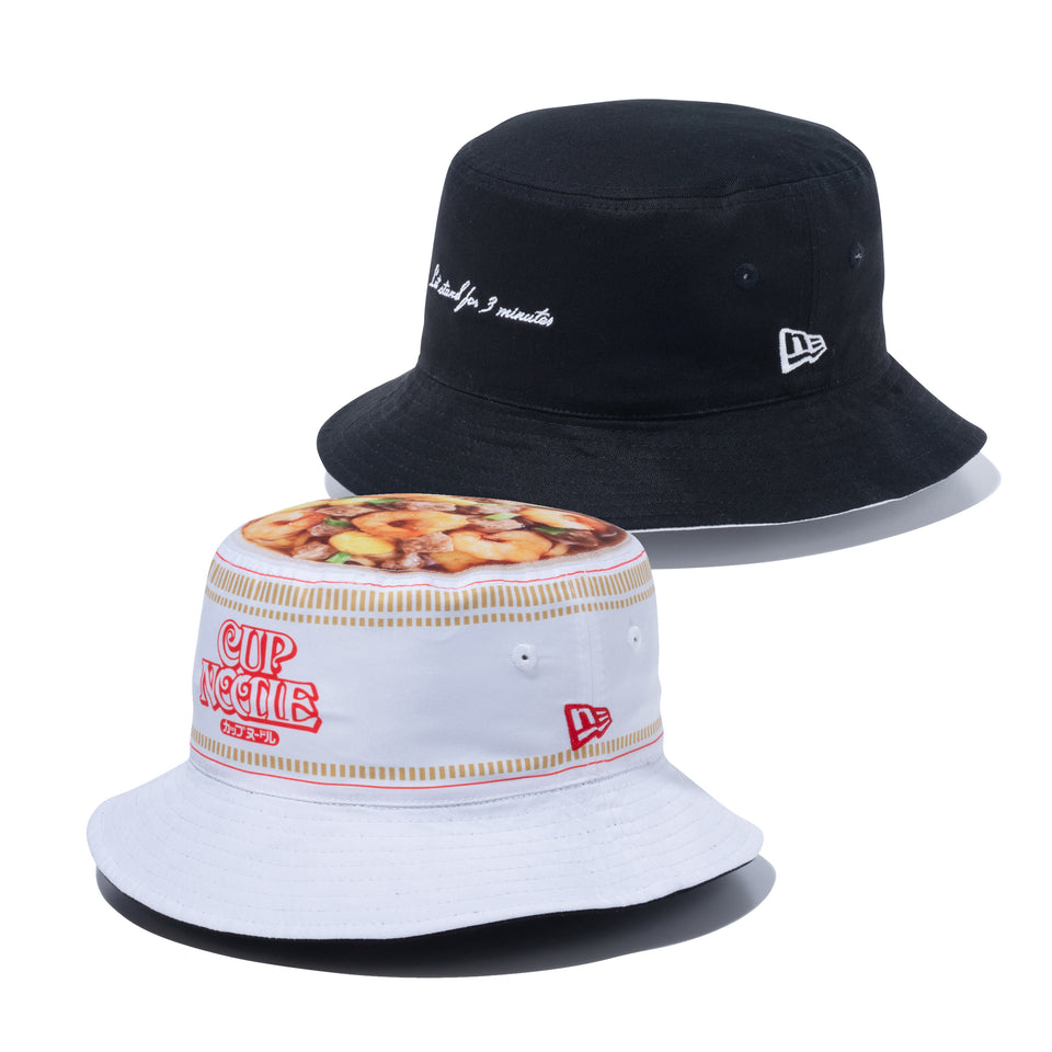 バケット01 リバーシブル CUP NOODLE カップヌードル レギュラー味 ブラック/ホワイト