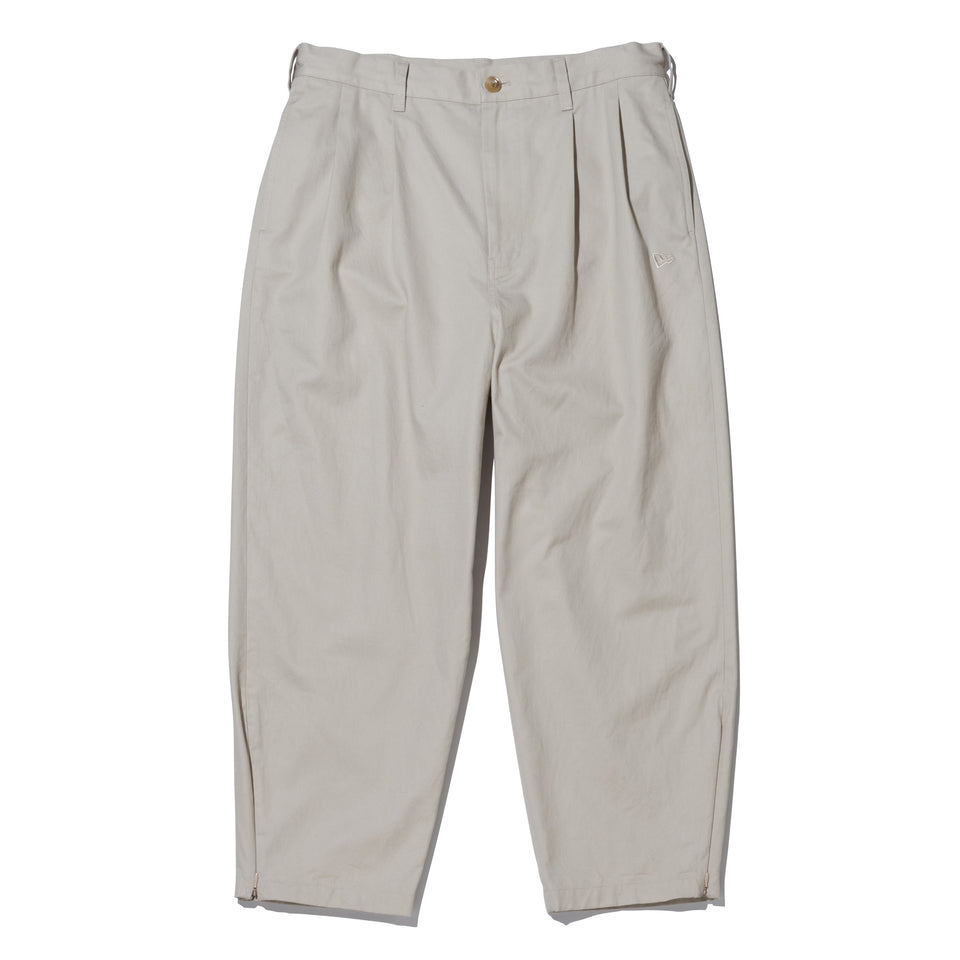 ワイドチノパンツ BLACK LABEL SS24 ストーン