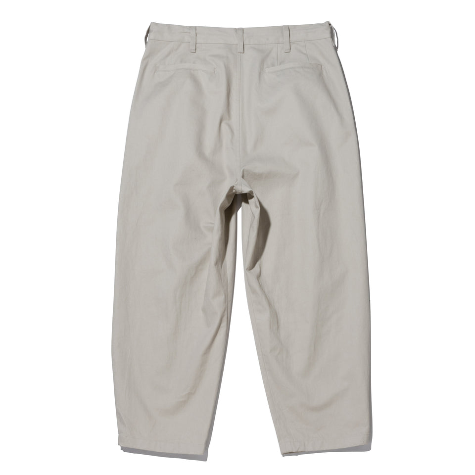 ワイドチノパンツ BLACK LABEL SS24 ストーン