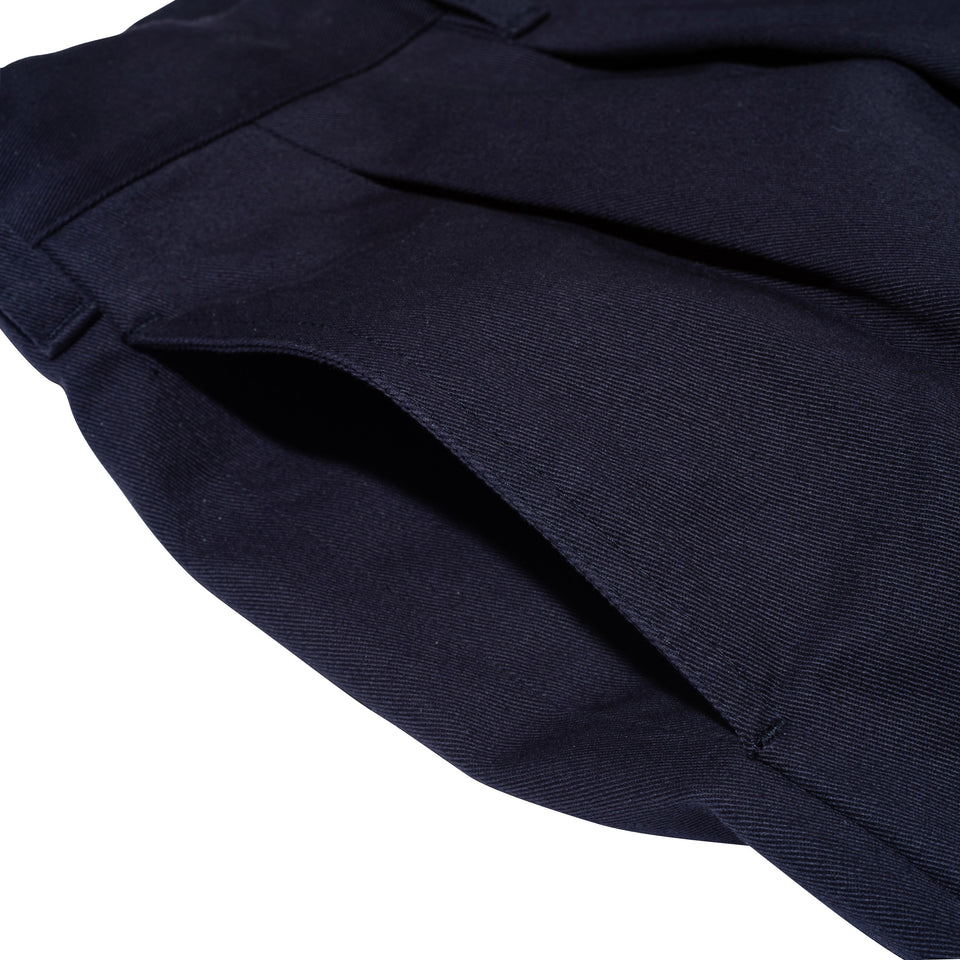 ワイドチノパンツ BLACK LABEL SS24 ネイビー
