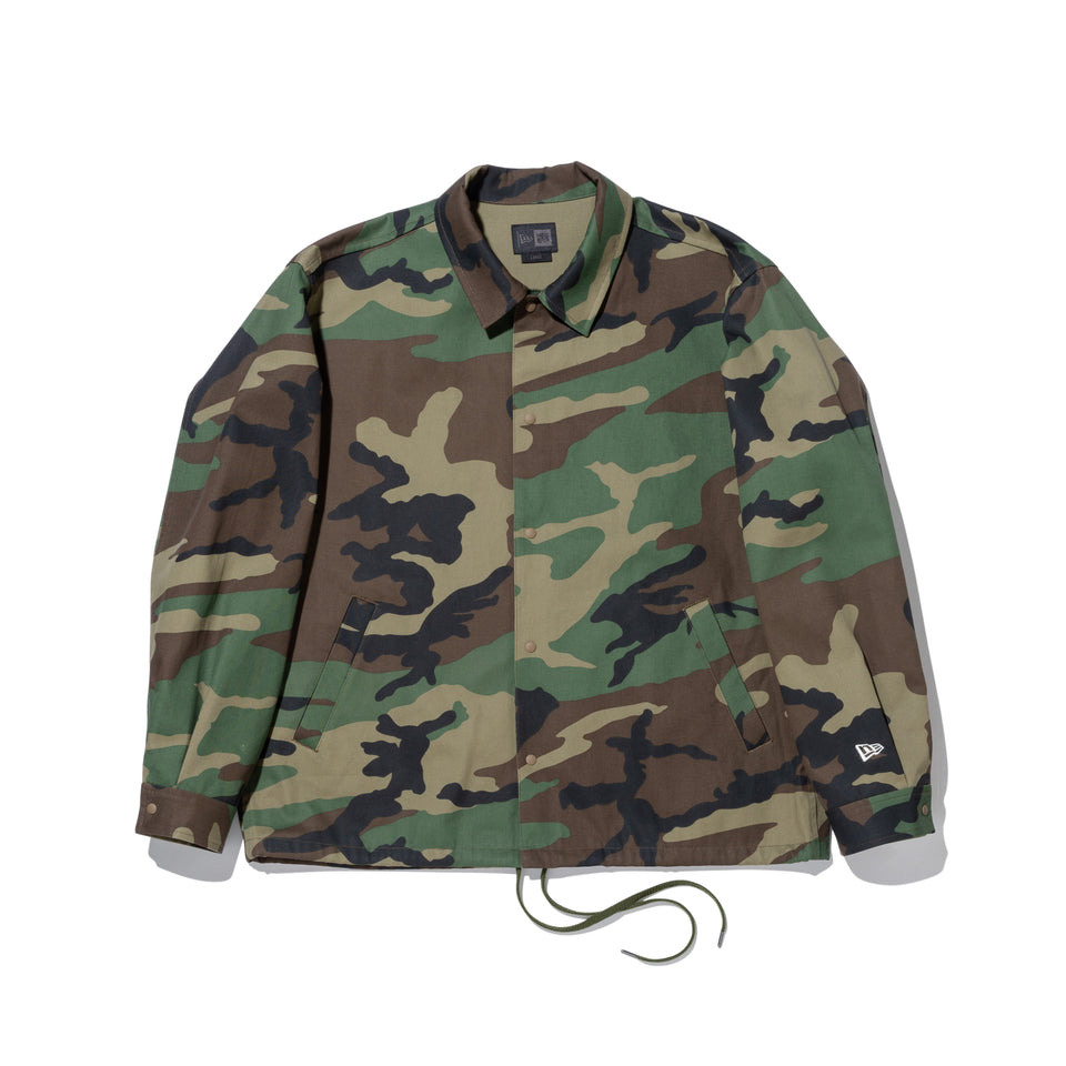 コーチジャケット BLACK LABEL SS24 ウッドランドカモ