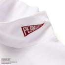 【ゴルフ】 長袖 ハイカラー パフォーマンス Tシャツ PEANUTS ピーナッツ ホワイト