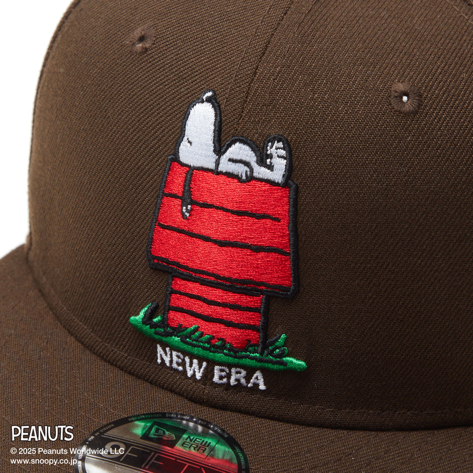 Youth 9FIFTY PEANUTS ピーナッツ スヌーピー ウッドストック ウォルナット