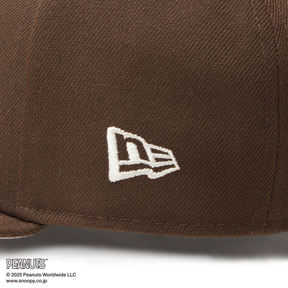 Youth 9FIFTY PEANUTS ピーナッツ スヌーピー ウッドストック ウォルナット