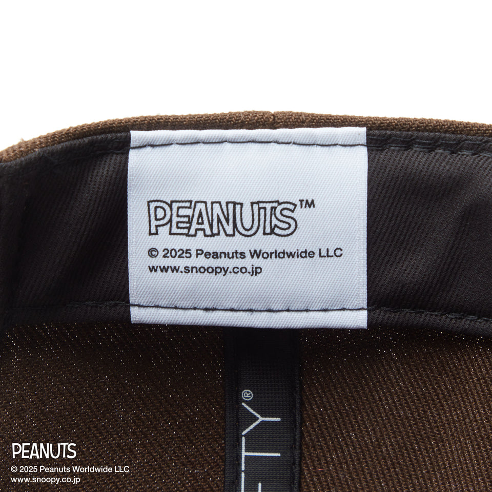 Youth 9FIFTY PEANUTS ピーナッツ スヌーピー ウッドストック ウォルナット