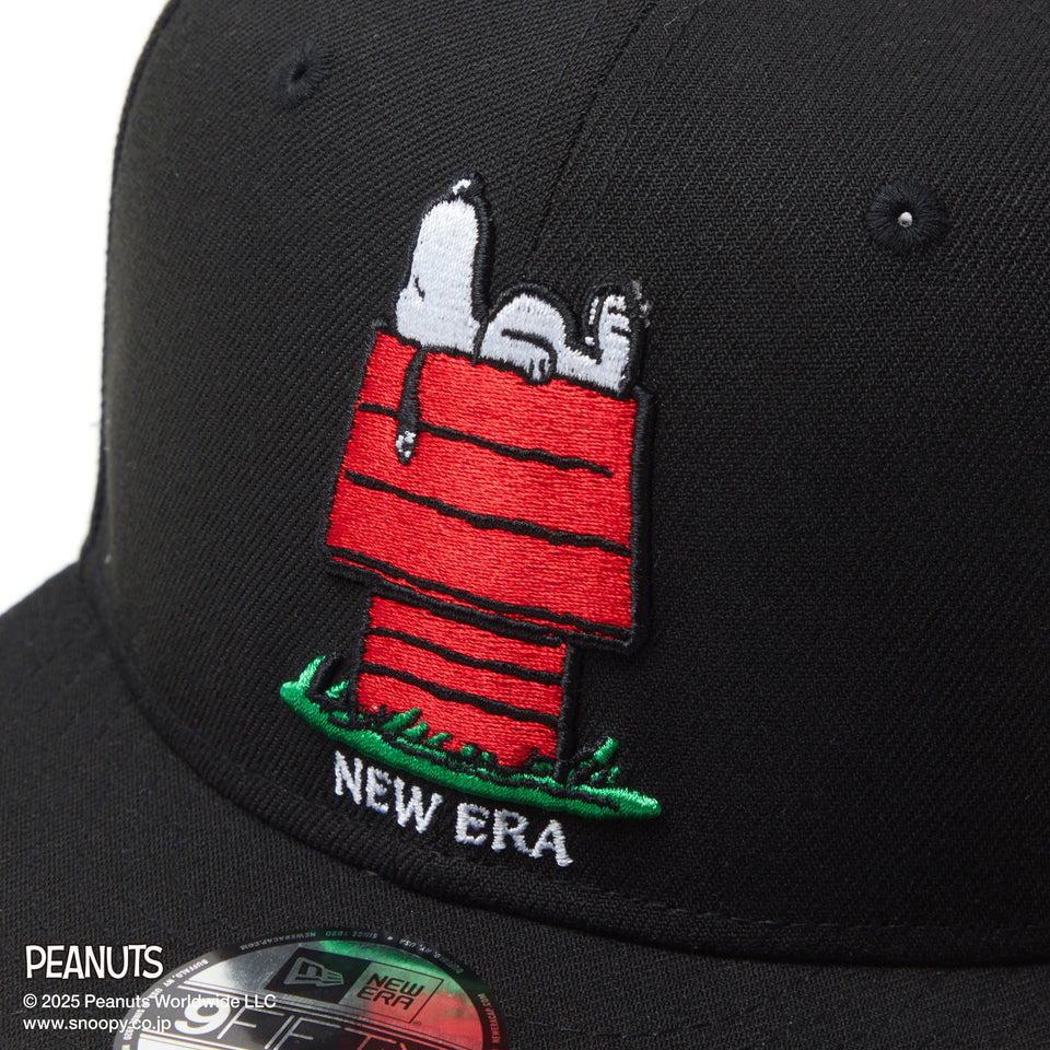 Youth 9FIFTY PEANUTS ピーナッツ スヌーピー ウッドストック ブラック