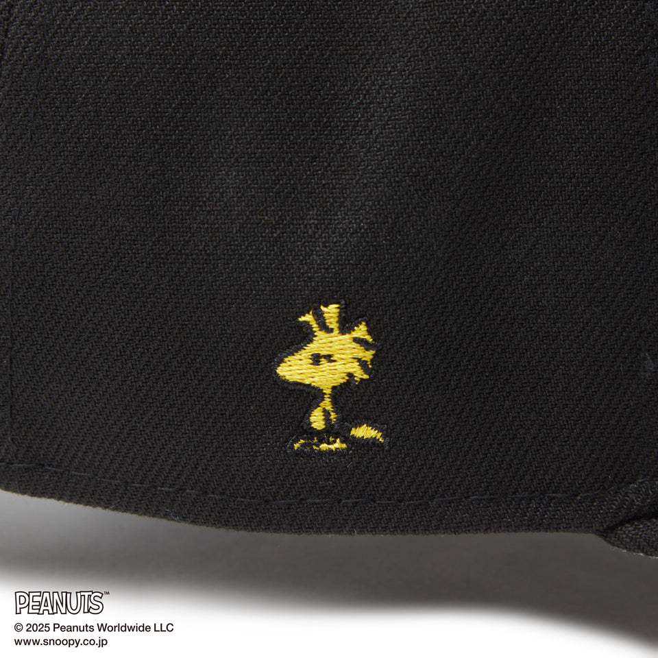 Youth 9FIFTY PEANUTS ピーナッツ スヌーピー ウッドストック ブラック