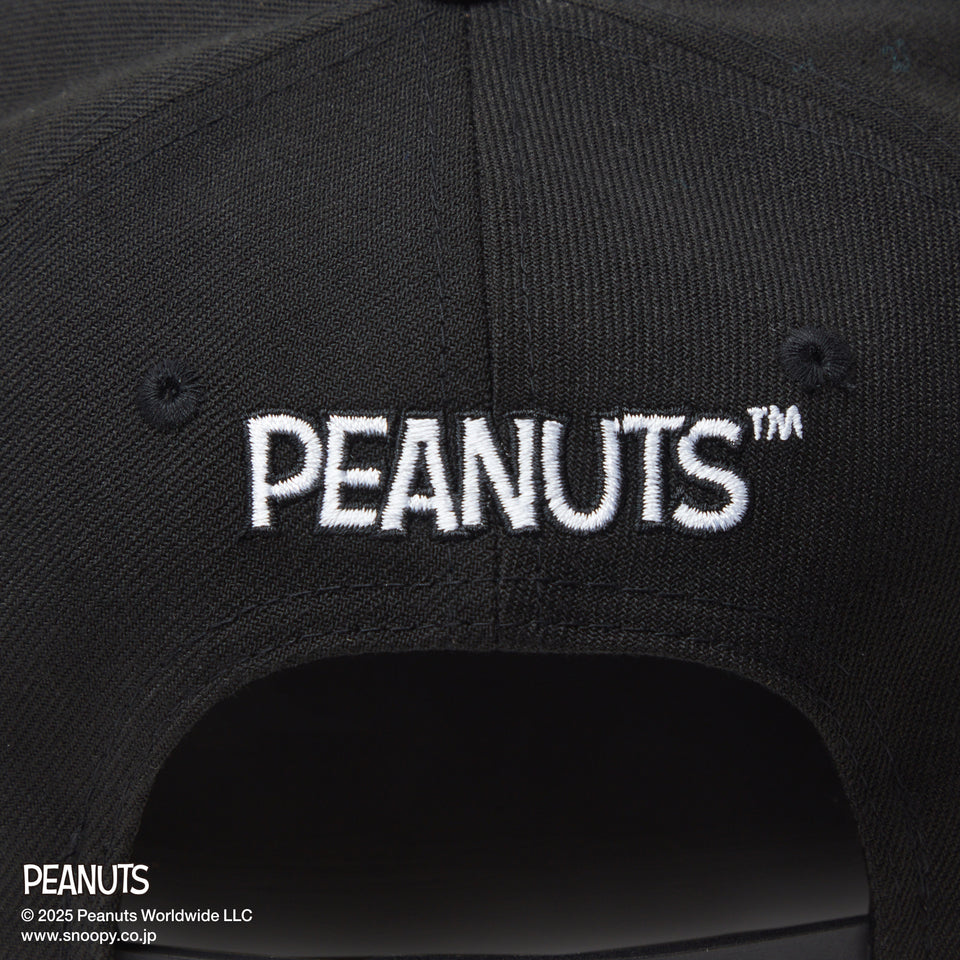 Youth 9FIFTY PEANUTS ピーナッツ スヌーピー ウッドストック ブラック