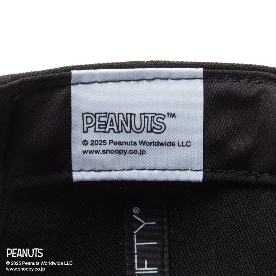 Youth 9FIFTY PEANUTS ピーナッツ スヌーピー ウッドストック ブラック