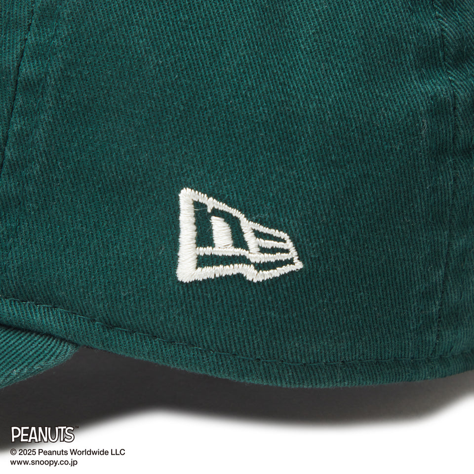 Youth 9TWENTY PEANUTS ピーナッツ スヌーピー ウッドストック フェルトパッチ ダークグリーン