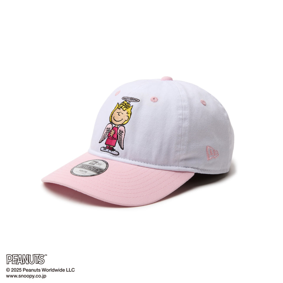 Youth 9TWENTY PEANUTS ピーナッツ サリー・ブラウン ホワイト ピンクバイザー