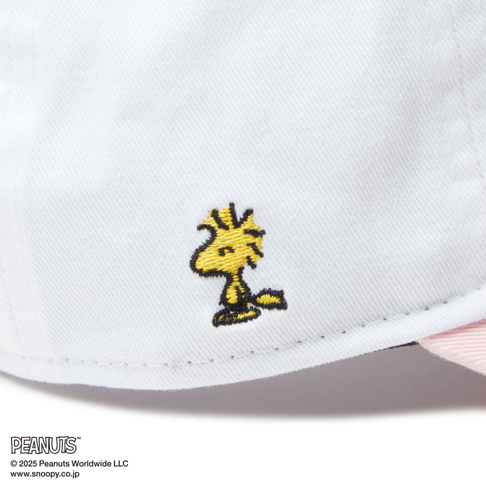 Youth 9TWENTY PEANUTS ピーナッツ サリー・ブラウン ホワイト ピンクバイザー