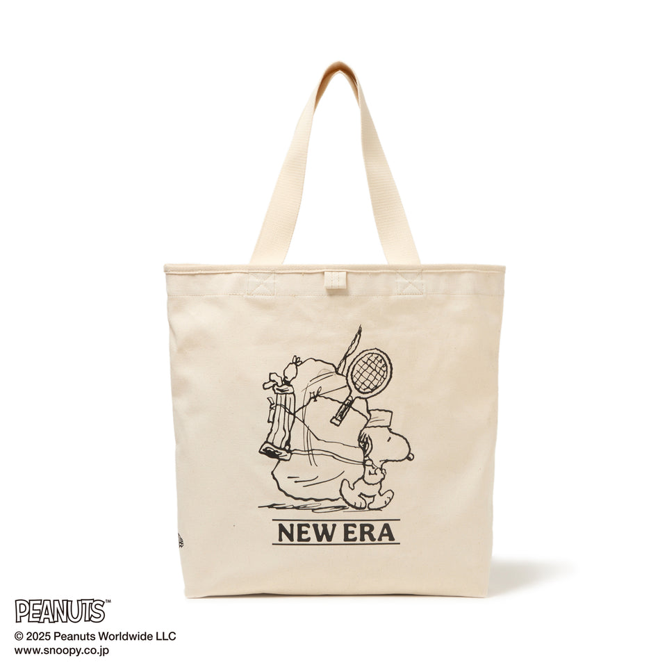 キャンバス トートバッグ 14L PEANUTS ピーナッツ ピンズ アイボリー