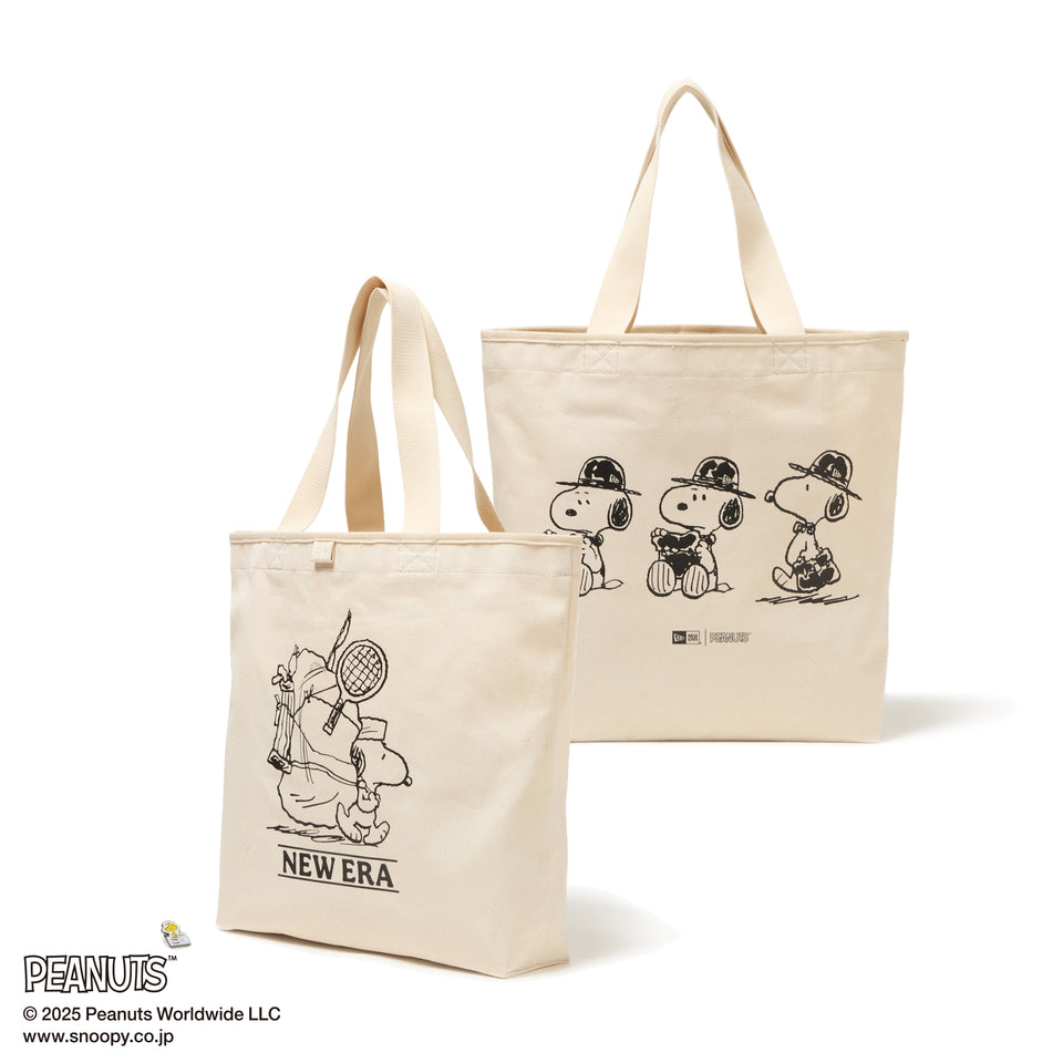 キャンバス トートバッグ 14L PEANUTS ピーナッツ ピンズ アイボリー