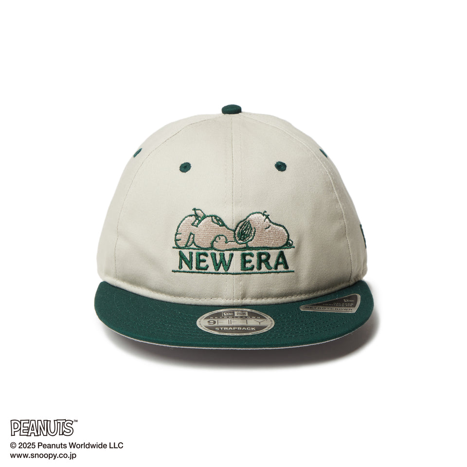 RC 9FIFTY PEANUTS ピーナッツ スヌーピー ストーン ダークグリーンバイザー
