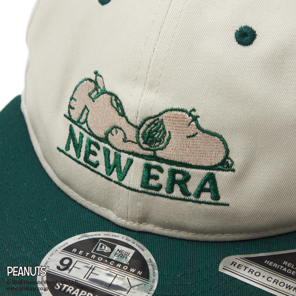 RC 9FIFTY PEANUTS ピーナッツ スヌーピー ストーン ダークグリーンバイザー