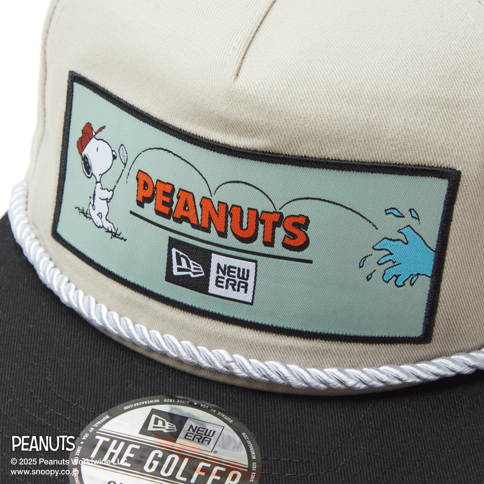 【ゴルフ】 The Golfer PEANUTS ピーナッツ パッチ ストーン ブラックバイザー
