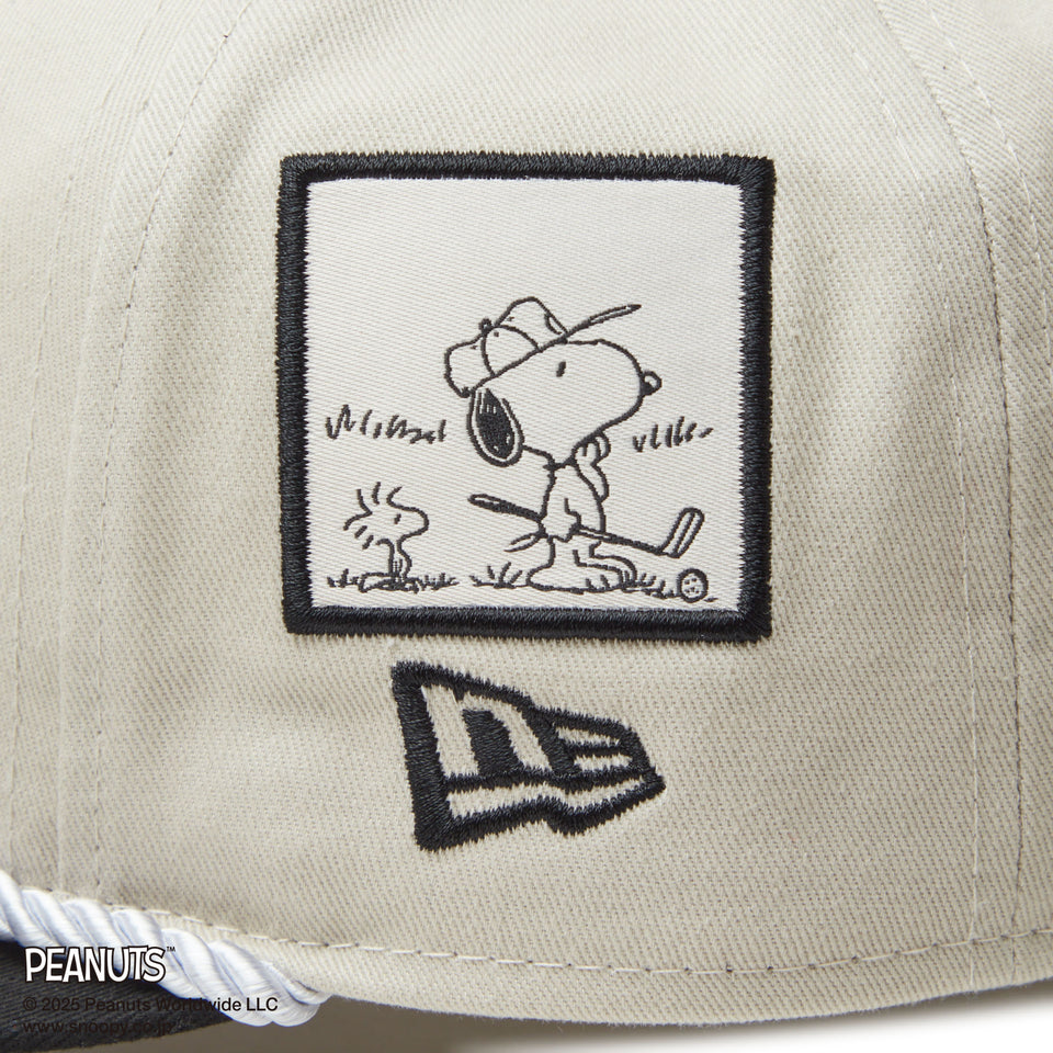 【ゴルフ】 The Golfer PEANUTS ピーナッツ パッチ ストーン ブラックバイザー