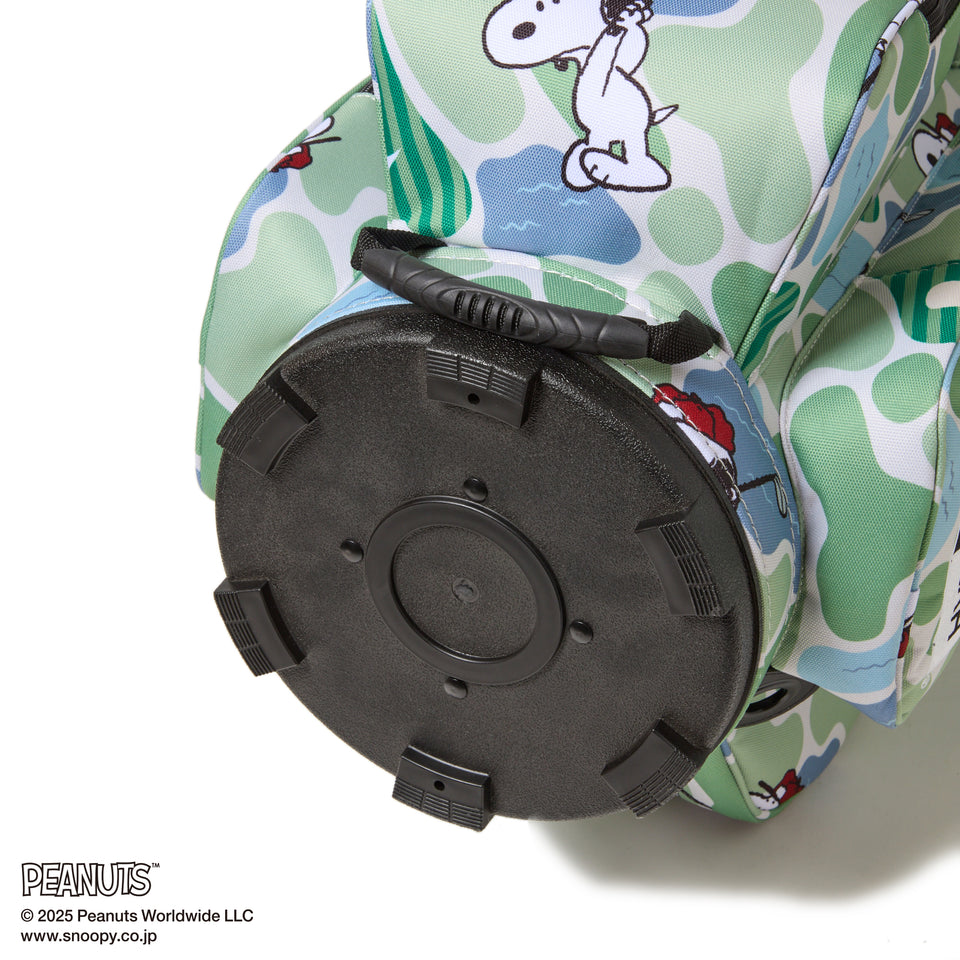 【ゴルフ】 キャディーバッグ PEANUTS ピーナッツ グリーンカモ [ベーシックポーチ付き]