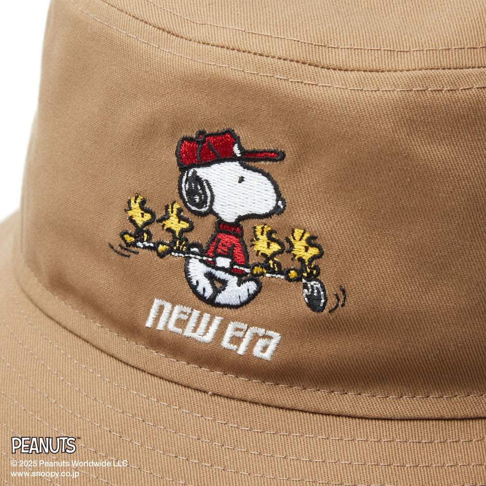 【ゴルフ】 バケット01 PEANUTS ピーナッツ カーキ