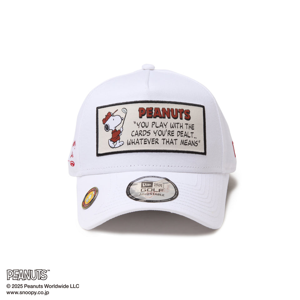 【ゴルフ】 9FORTY A-Frame On Par PEANUTS ピーナッツ フロントパッチ ホワイト