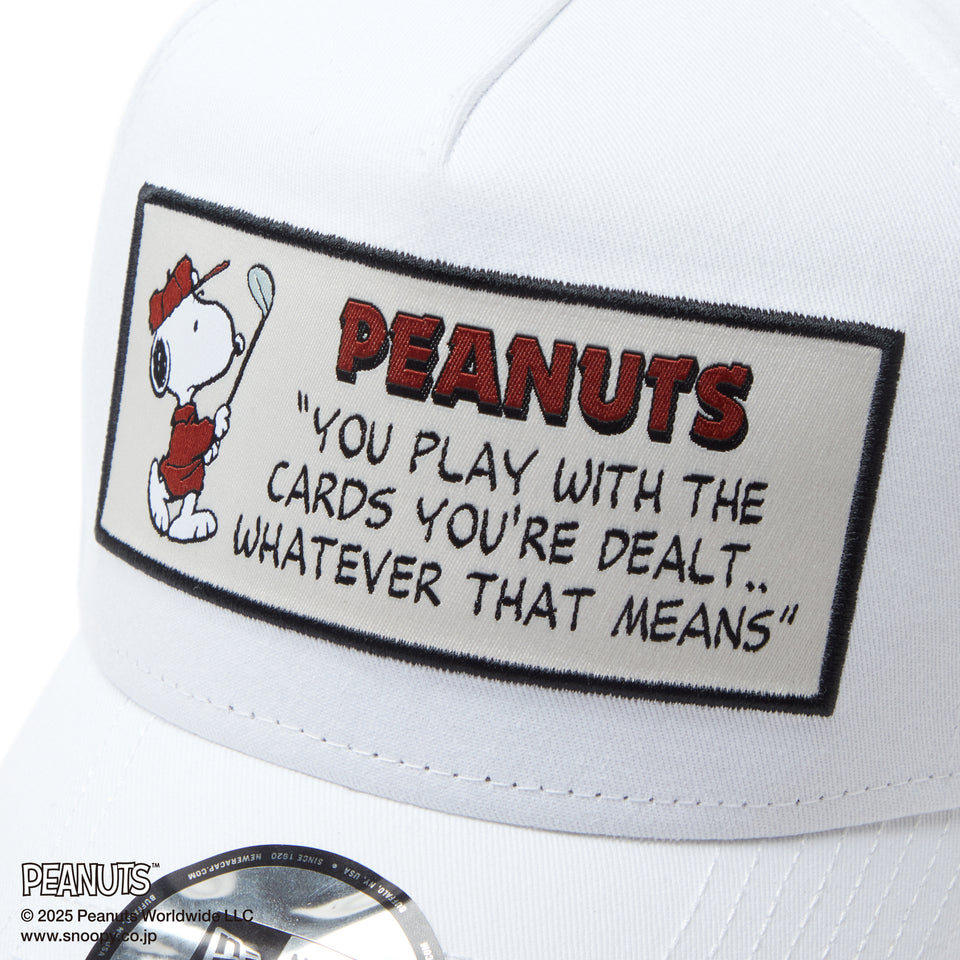 【ゴルフ】 9FORTY A-Frame On Par PEANUTS ピーナッツ フロントパッチ ホワイト