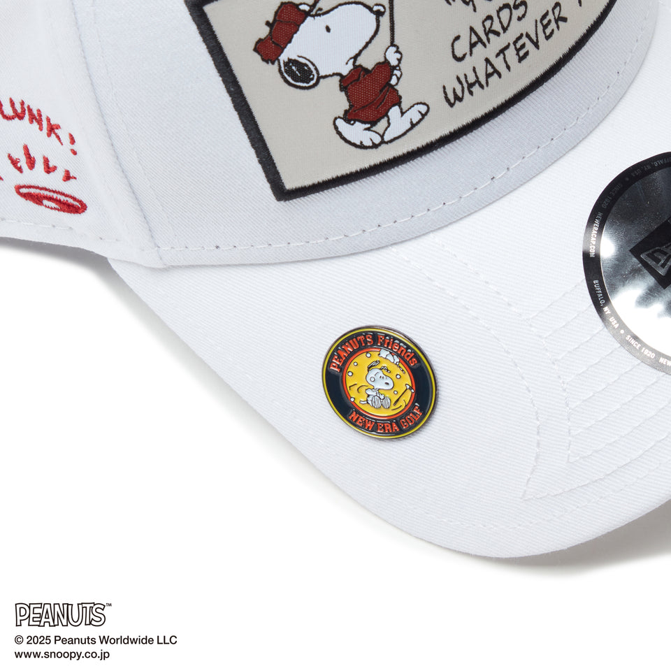 【ゴルフ】 9FORTY A-Frame On Par PEANUTS ピーナッツ フロントパッチ ホワイト
