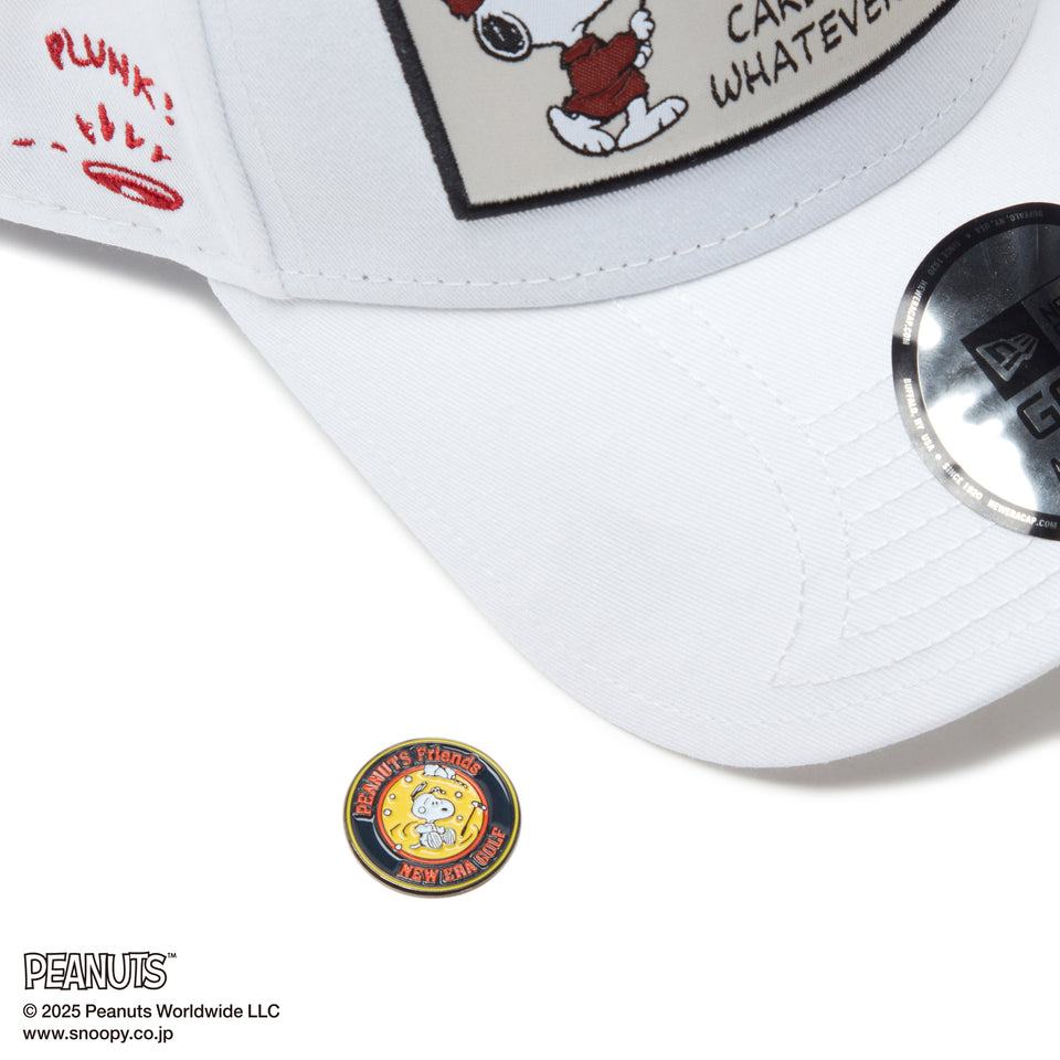【ゴルフ】 9FORTY A-Frame On Par PEANUTS ピーナッツ フロントパッチ ホワイト