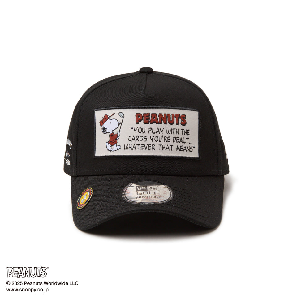 【ゴルフ】 9FORTY A-Frame On Par PEANUTS ピーナッツ フロントパッチ ブラック