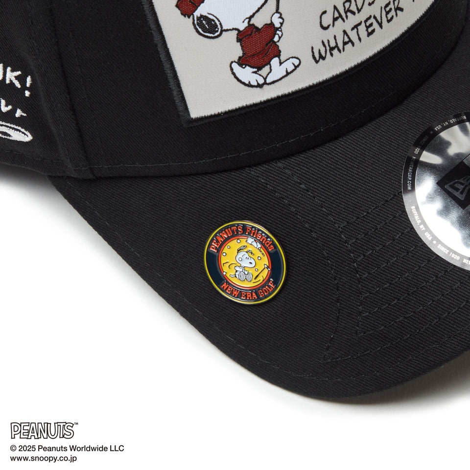 【ゴルフ】 9FORTY A-Frame On Par PEANUTS ピーナッツ フロントパッチ ブラック