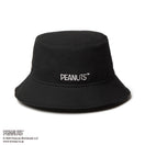 バケット01 PEANUTS ピーナッツ レザーパッチ ブラック