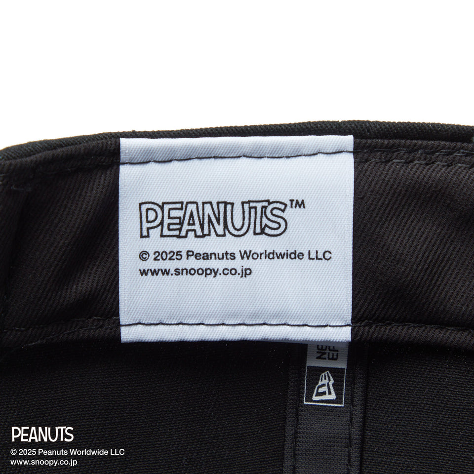 9FORTY A-Frame PEANUTS ピーナッツ スヌーピー ホワイト/ブラック