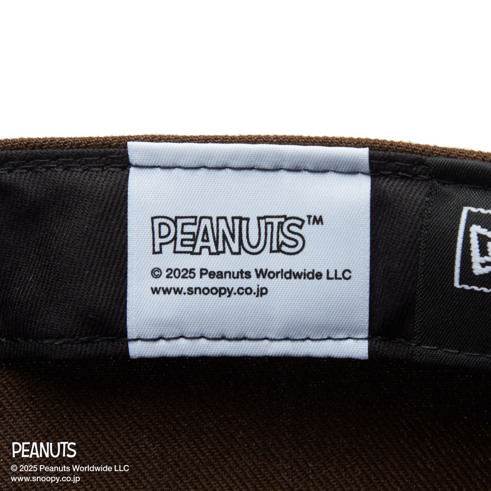 59FIFTY PEANUTS ピーナッツ スヌーピー ウッドストック ピンズ ウォルナット