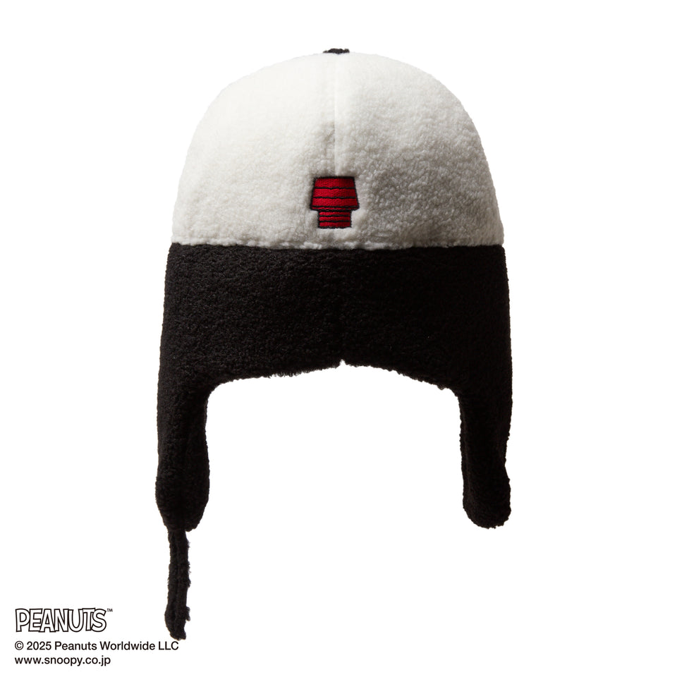 59FIFTY Dog Ear ドッグイヤー PEANUTS ピーナッツ スヌーピー ホワイト ブラックバイザー