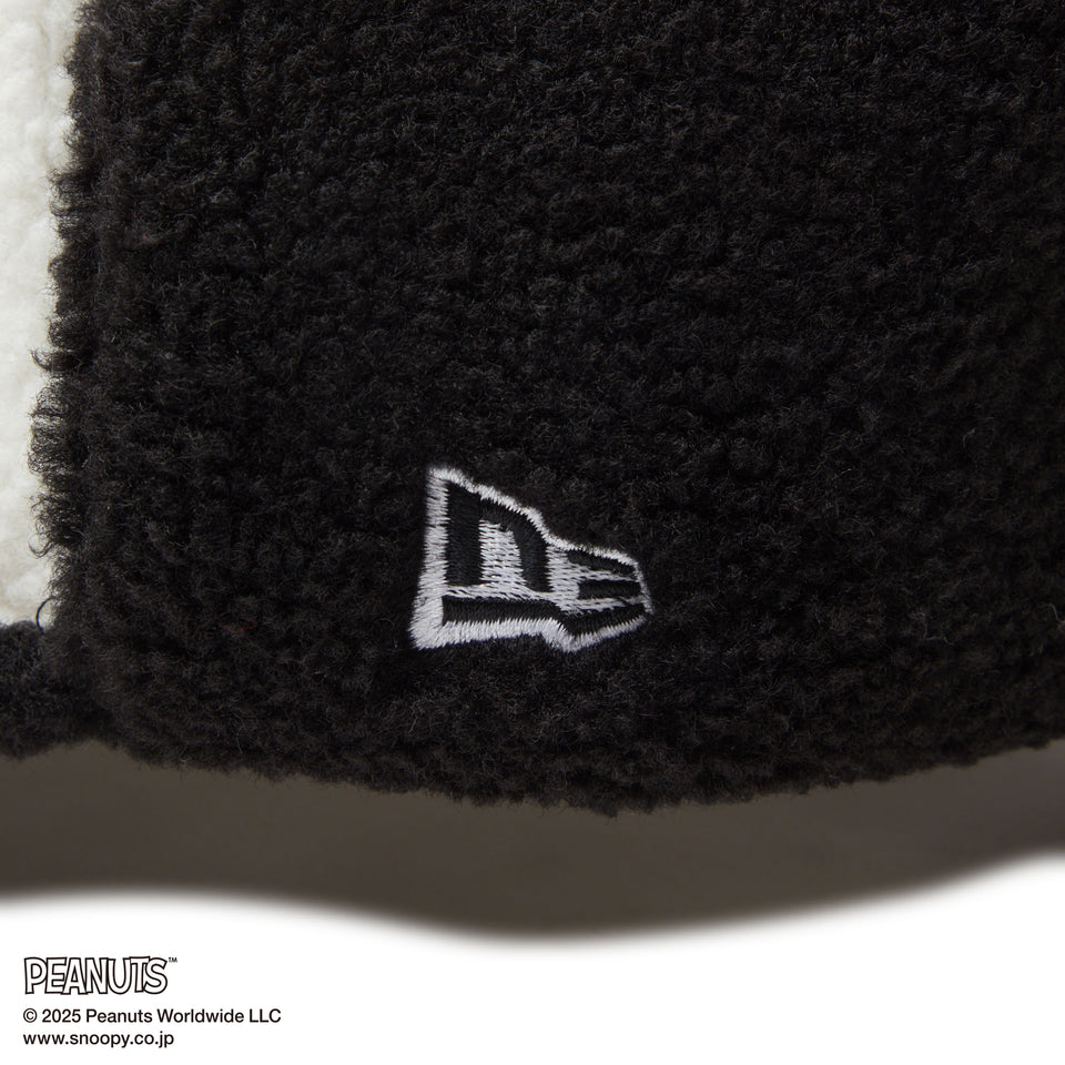 59FIFTY Dog Ear ドッグイヤー PEANUTS ピーナッツ スヌーピー ホワイト ブラックバイザー