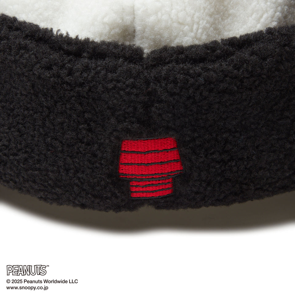 59FIFTY Dog Ear ドッグイヤー PEANUTS ピーナッツ スヌーピー ホワイト ブラックバイザー