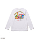 Youth 長袖 コットン Tシャツ たべっ子どうぶつ TABEKKO BASEBALL CLUB ホワイト