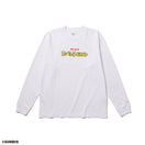 長袖 コットン Tシャツ たべっ子どうぶつ TABEKKO BASEBALL CLUB ホワイト レギュラーフィット
