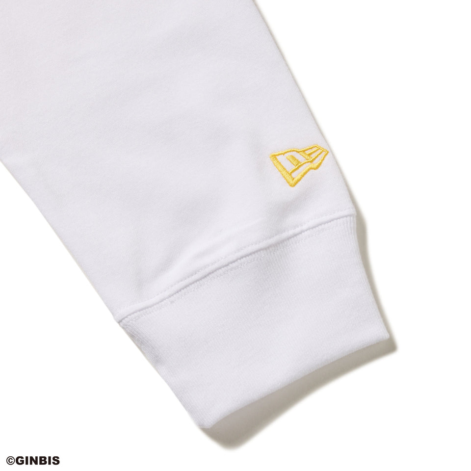 長袖 コットン Tシャツ たべっ子どうぶつ TABEKKO BASEBALL CLUB ホワイト レギュラーフィット