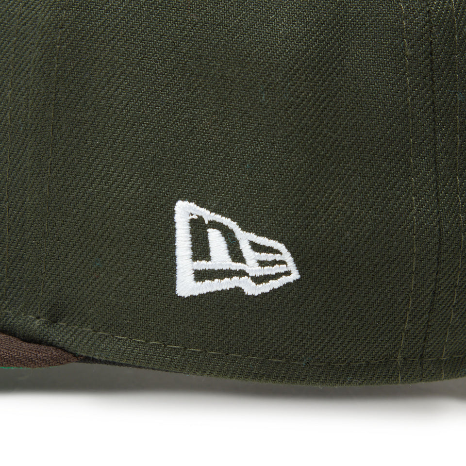 Youth 9FIFTY Powered by GORO NAKATSUGAWA（min-nano）オークランド・アスレチックス ダークシーウィード ブラウンバイザー