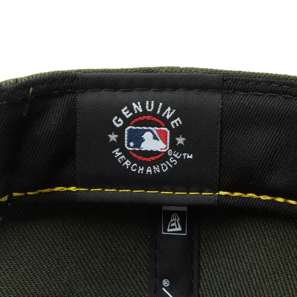 Youth 9FIFTY Powered by GORO NAKATSUGAWA（min-nano）オークランド・アスレチックス ダークシーウィード ブラウンバイザー