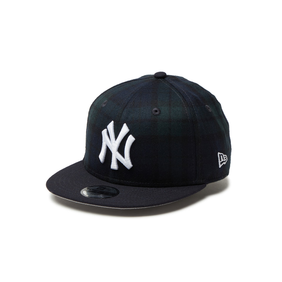 Youth 9FIFTY Powered by GORO NAKATSUGAWA（min-nano）ニューヨーク・ヤンキース ブラックウォッチ ネイビーバイザー